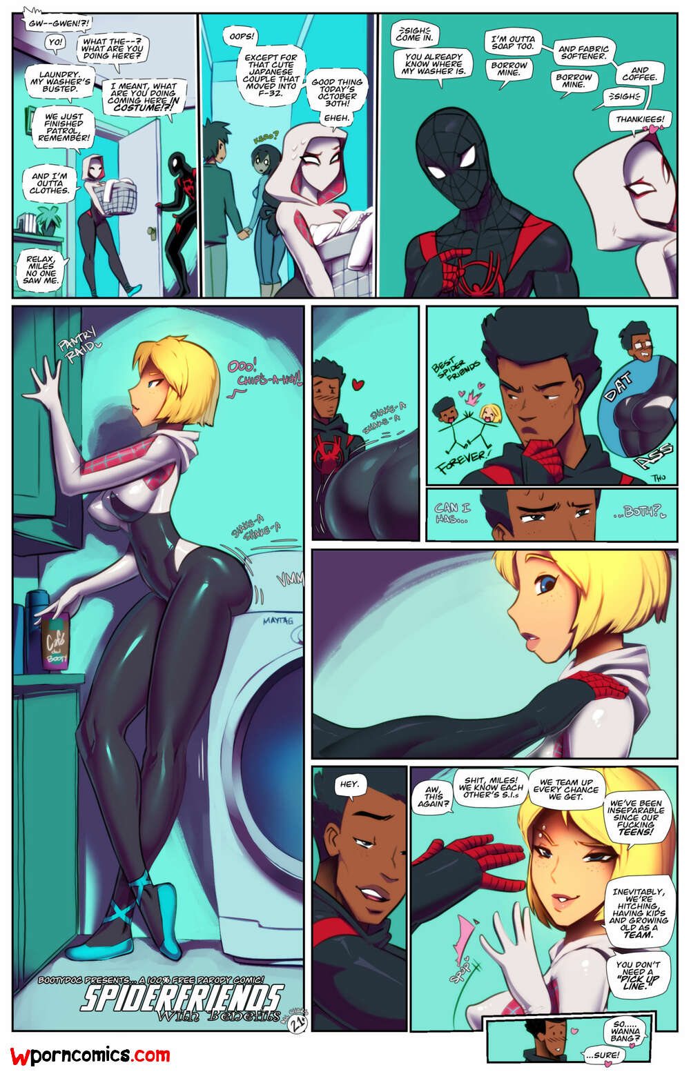 Porn comic Spiderfriends With Benefits. Fred Perry