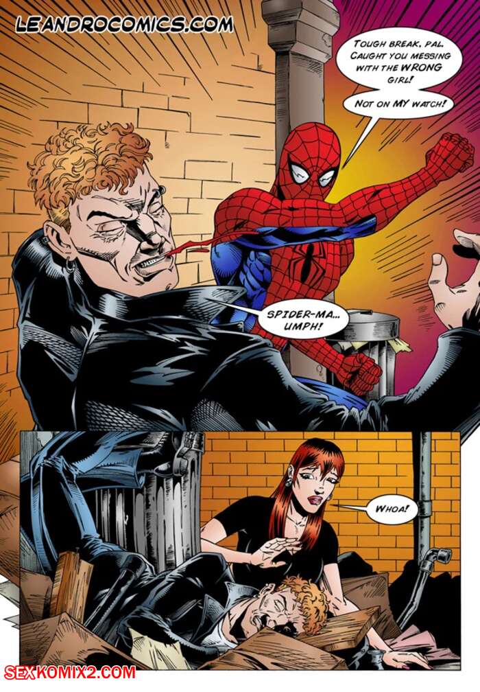 Porn comic SpiderMan. Chapter 1. Leandro Comics.