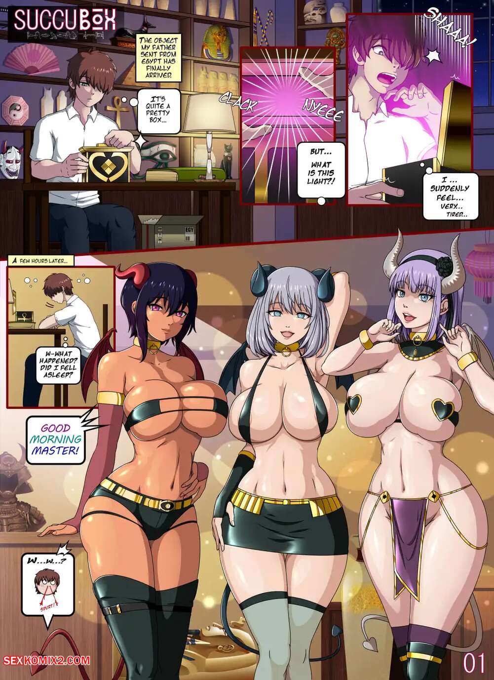 Porn comic Succubox. Stormfeder