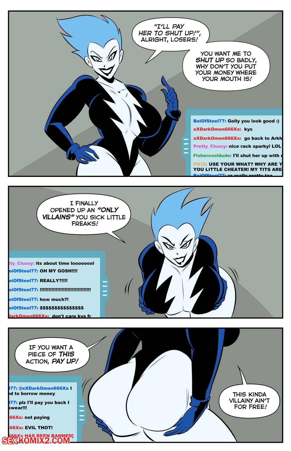 Porn comic Super Sons Shocking. Chapter 1. Superman. Glassfish.