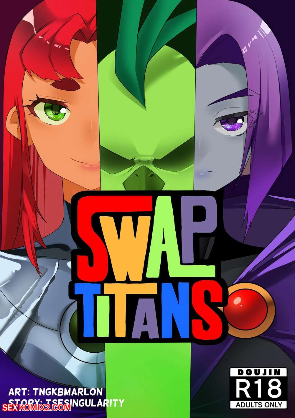 Porn comic Swap Titans. Tsfsingularity