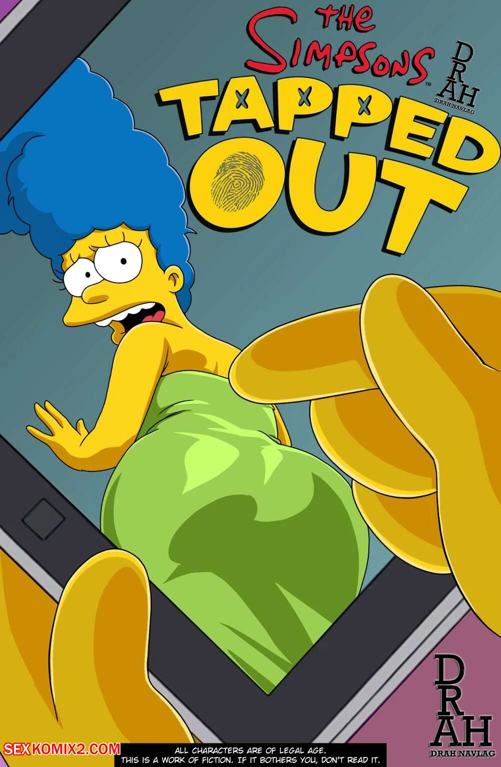 Porn comic Tapped Out. Chapter 1. The Simpsons. Drah Navlag.
