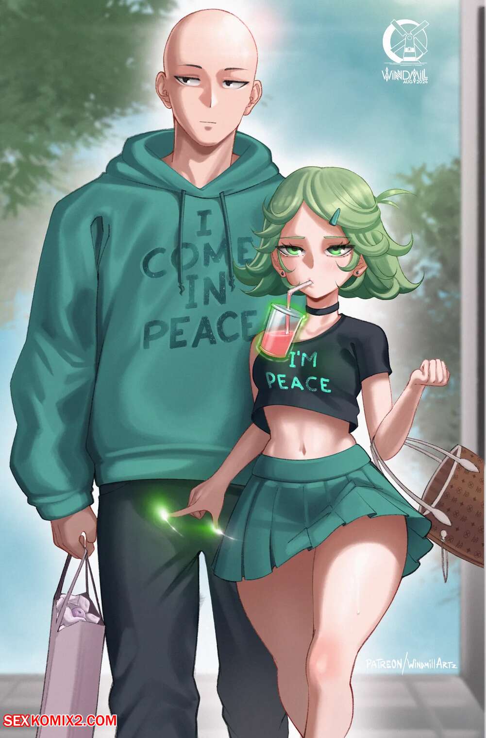 Porn comic Tatsumaki First Mating Press. One Punch Man. windmill