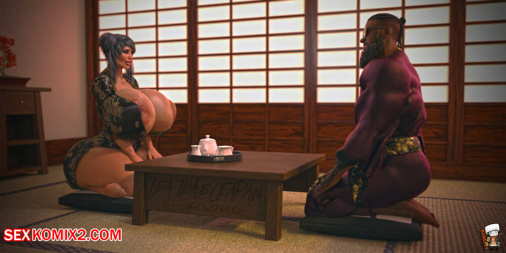 Porn comic Tea party Japan 3D. GashousesushiArt
