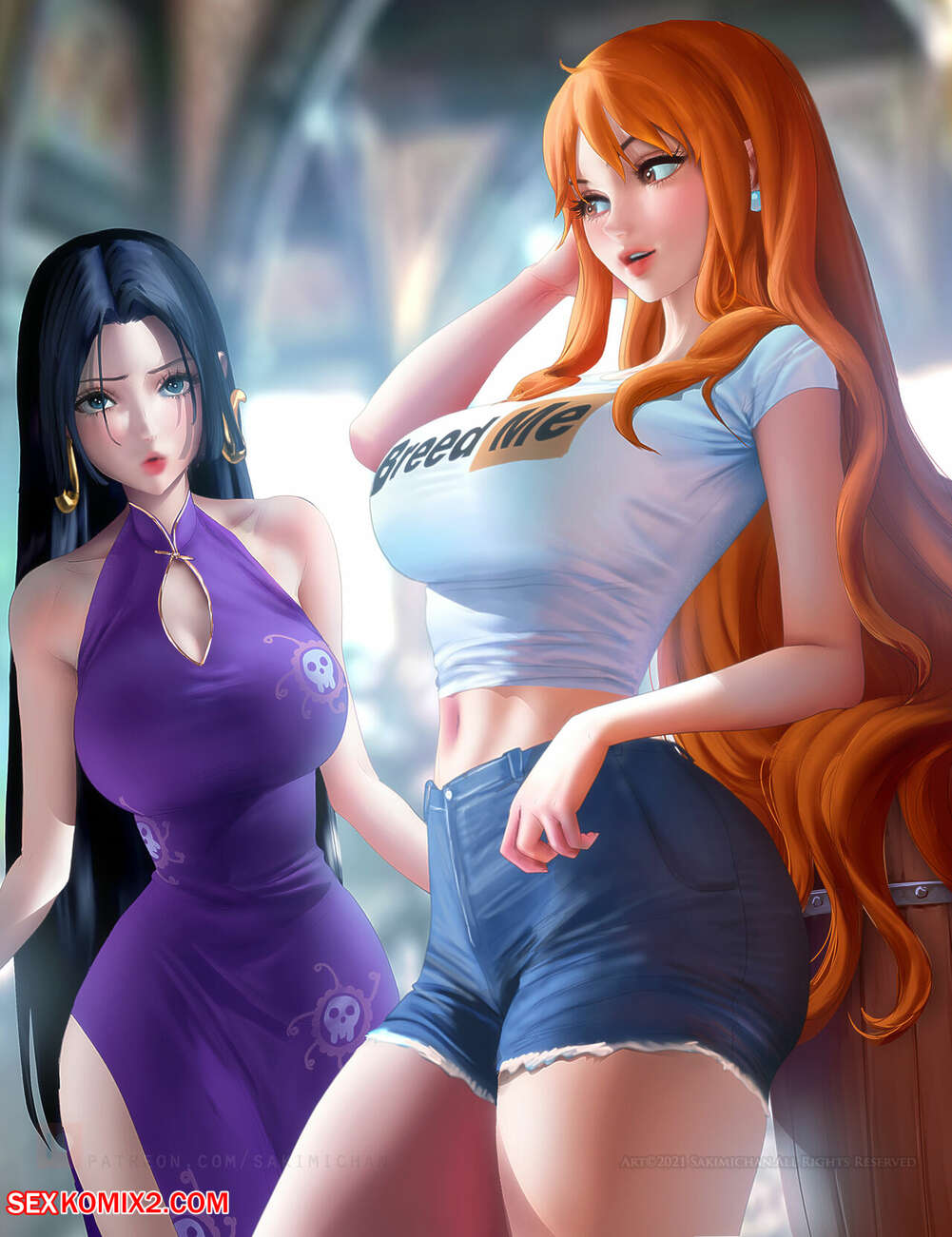 😈 Porn comic Term 211. Sakimichan. Erotic comic beauties. The girls 😈 |  Porn comics hentai adult only | hqporncomics.com