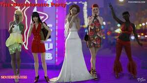 Porn comic The Bachelorette Party. VGer