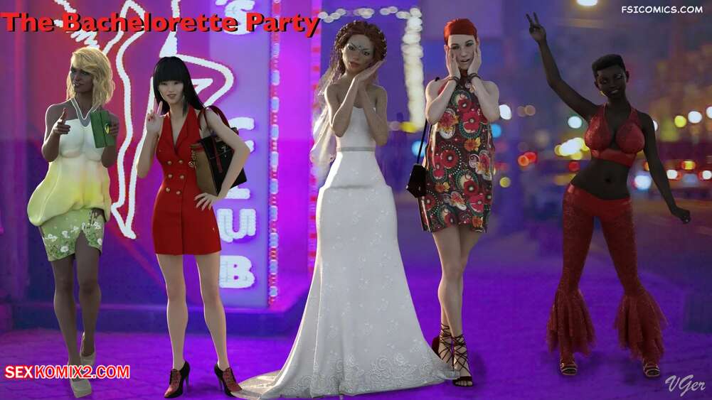 Porn comic The Bachelorette Party. VGer