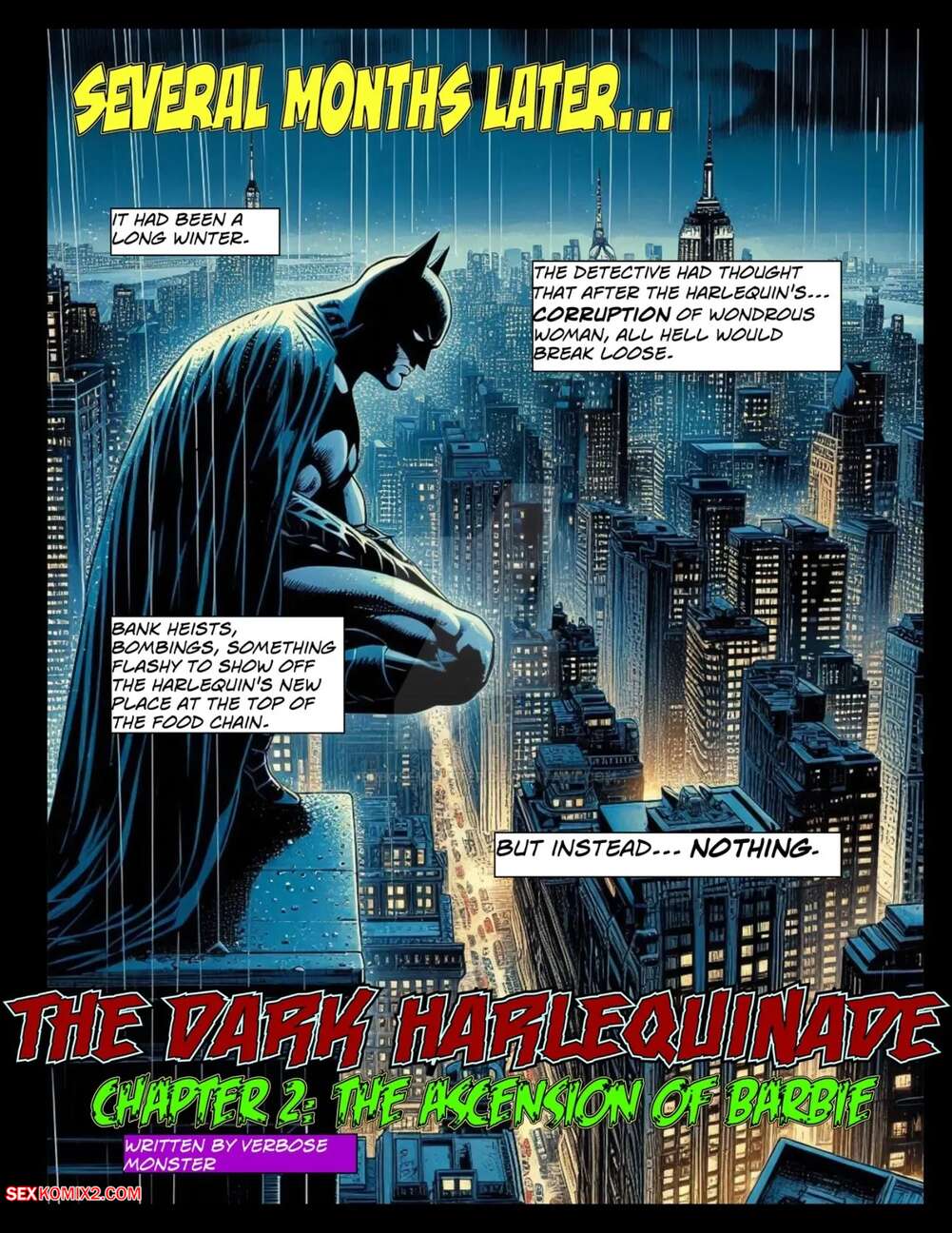 Porn comic The Dark Harlequinade. Chapter 2. VerboseMonster