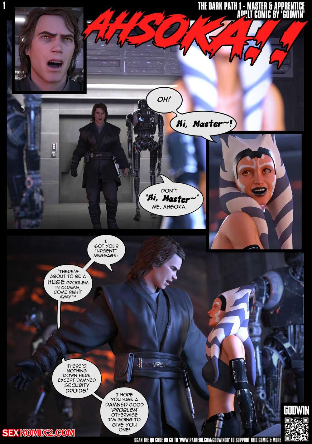 Porn comic The Dark Path. Godwin