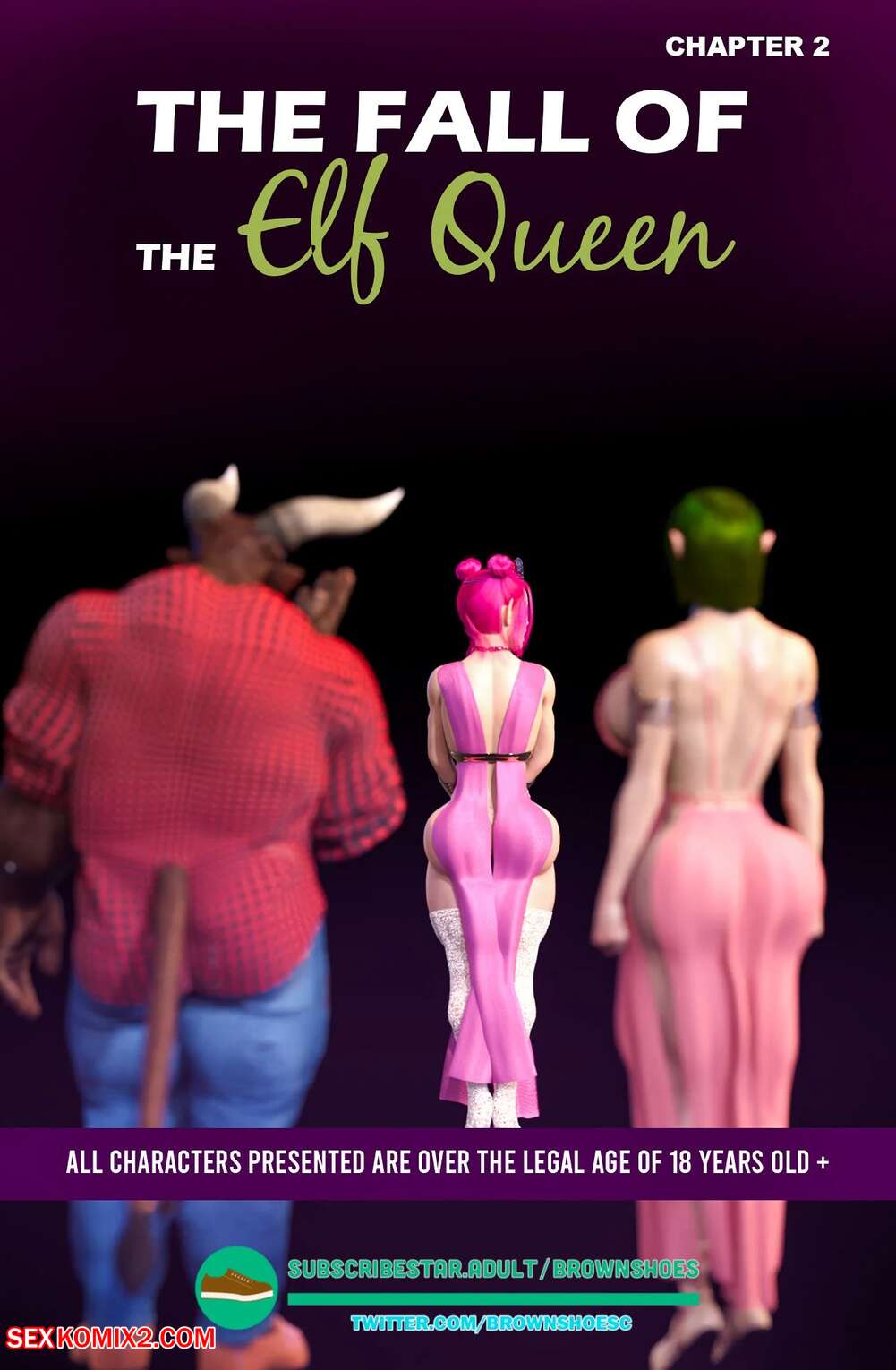 Porn comic The Fall Of The Elf Queen. Chapter 2. Brown Shoes.