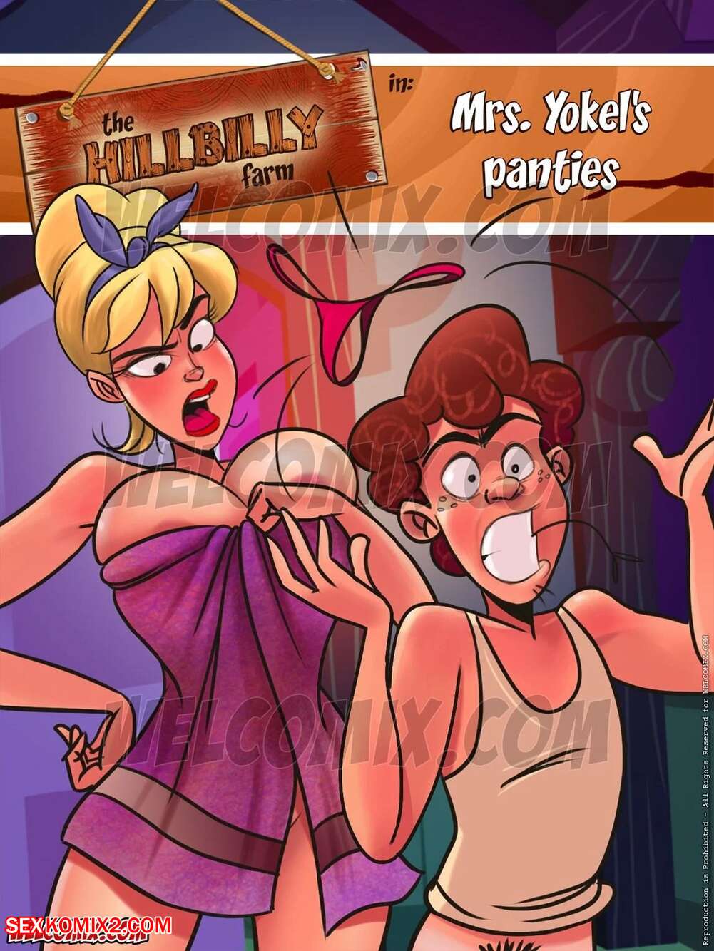 Porn comic The Hillbilly Farm. Mrs. Yokels Panties. Chapter 2. WC TF.
