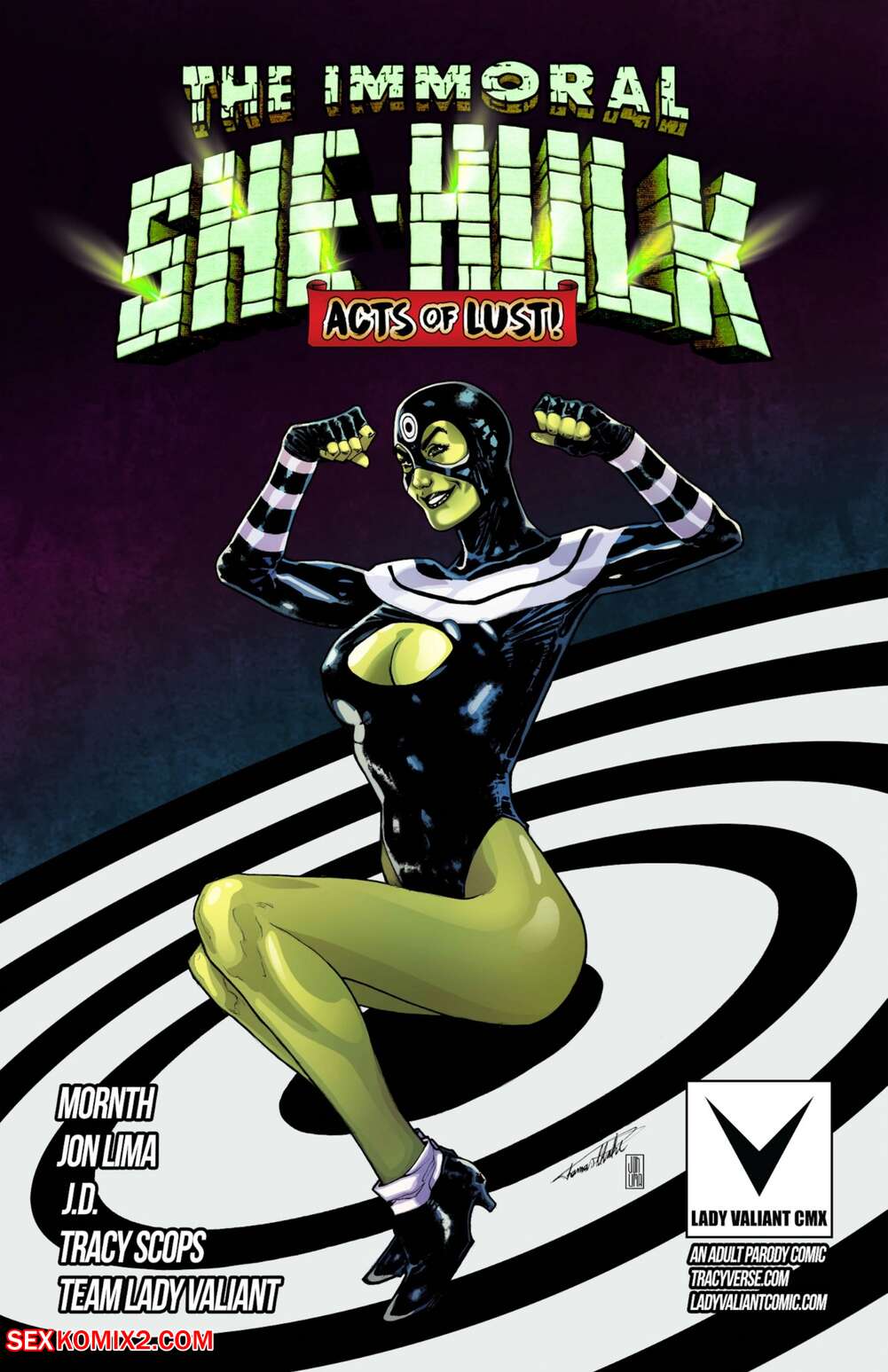 Porn comic The Immoral she Hulk. Tracy scops.