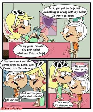 Porn comic The Loud House. Training Leni