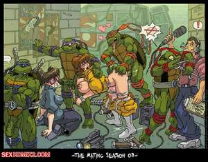 Porn comic The Mating Season. Chapter 1. Teenage Mutant Ninja Turtles. Akabur.