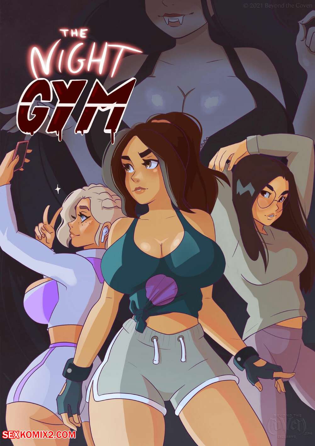 Porn comic The Night Gym. HornyX
