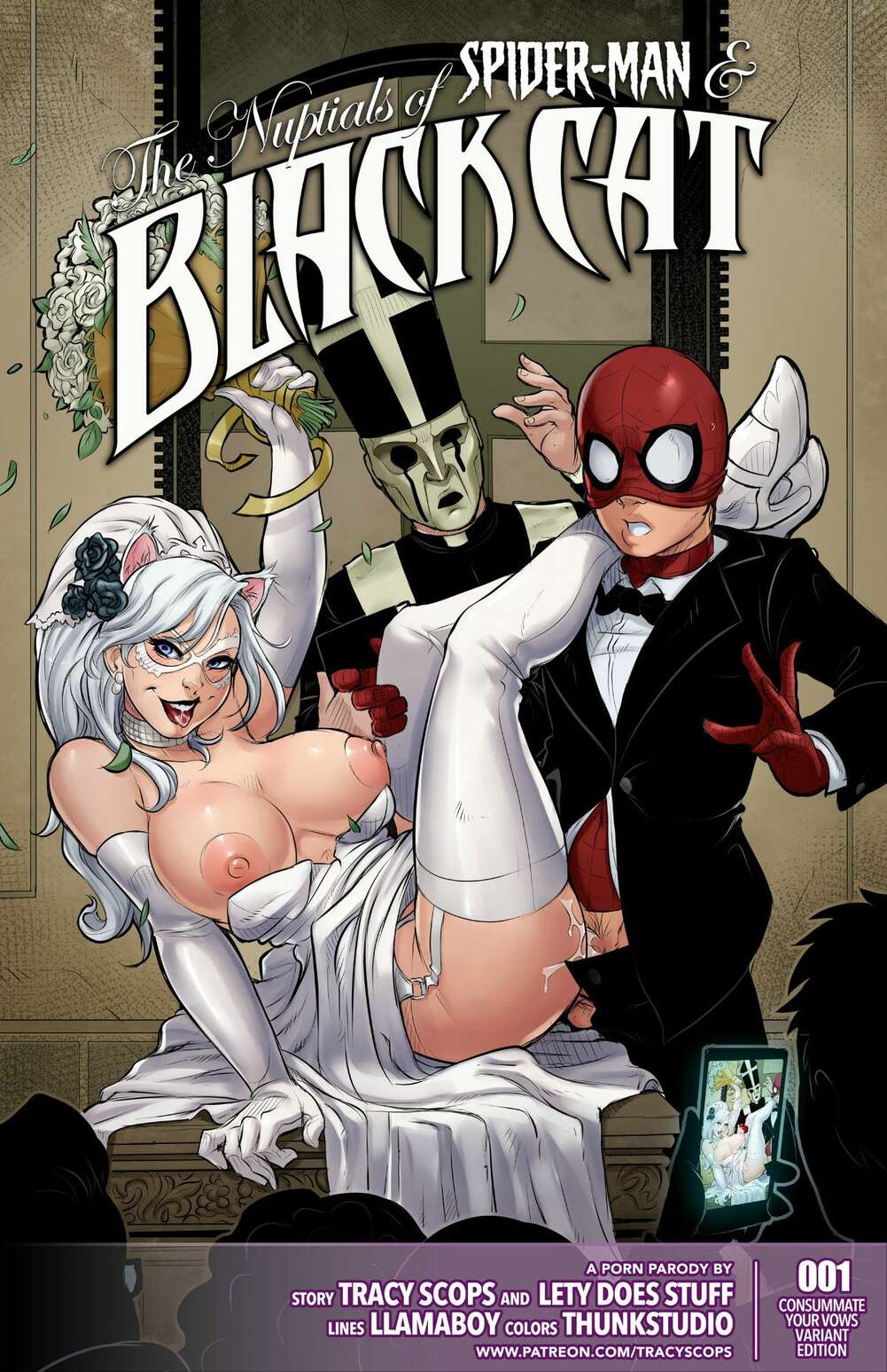 Porn comic The Nuptials. Spider-Man.