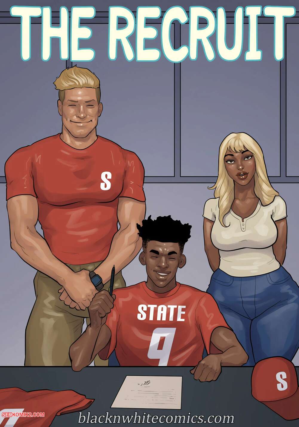 Porn comic The Recruit. Blacknwhitecomics