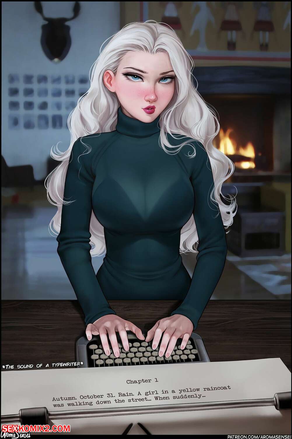 Porn comic The Shining of Elsa. Aroma Sensei