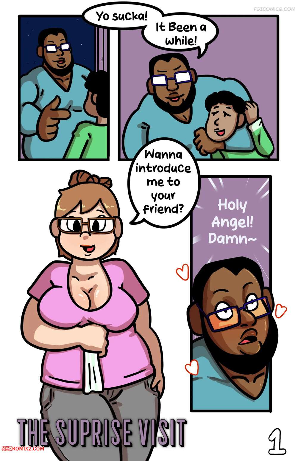 Porn comic The Suprise Visit. Sammylewdfrog