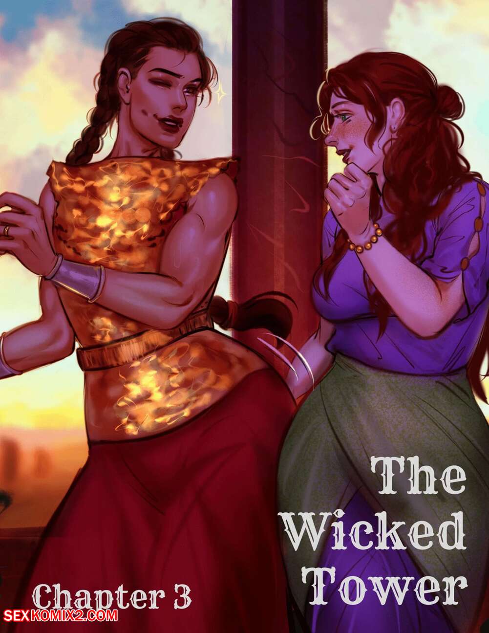 Porn comic The Wicked Tower. Chapter 3. RawlyRawls , SatanicFruitcake.