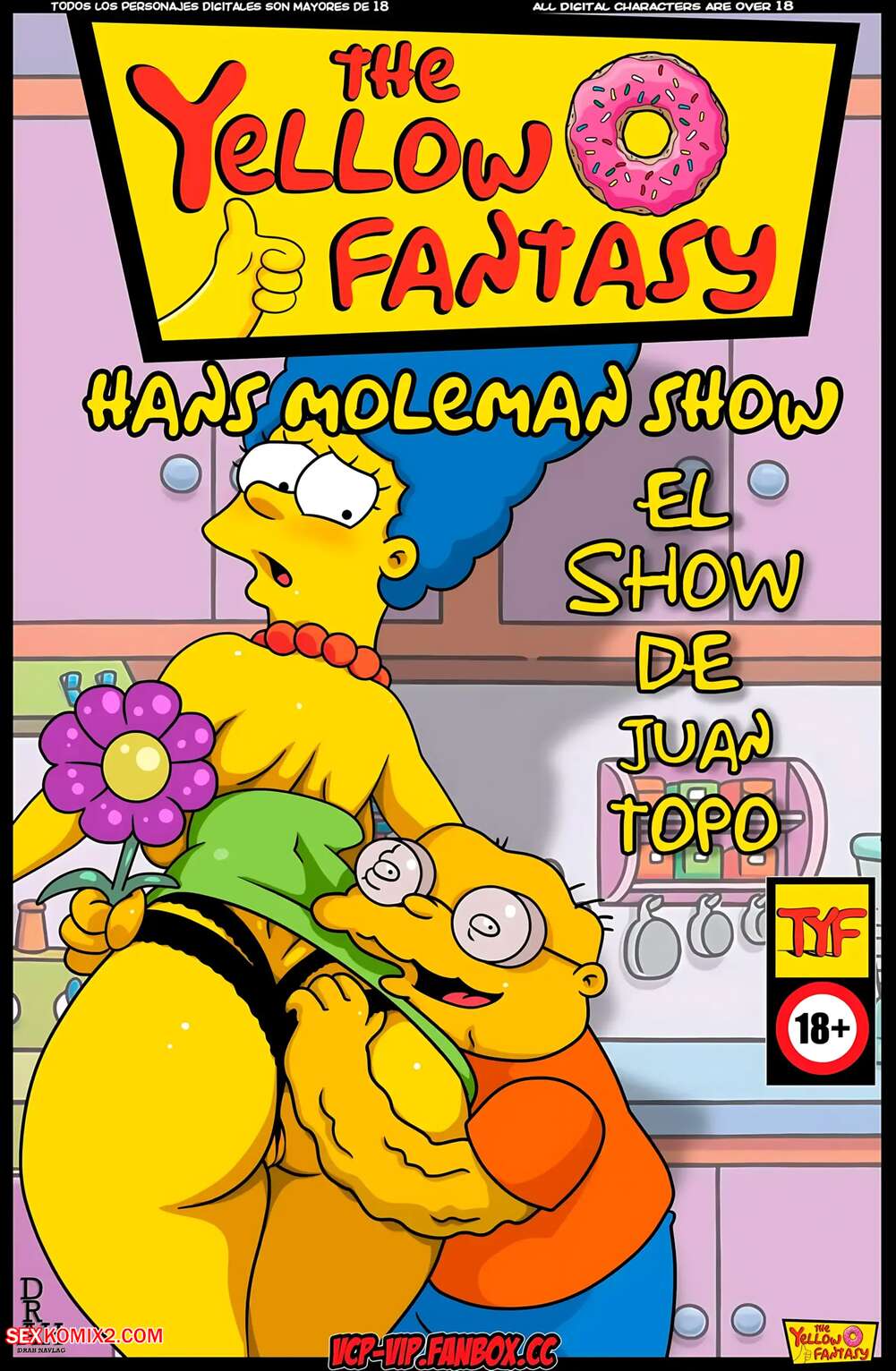 Porn comic The Yellow Fantasy 18. Hans Moleman Show. The Simpsons.