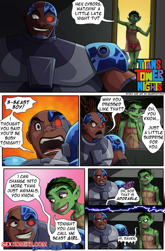 Porn comic Titans Tower Nights. Nearphotison. Teen Titans.