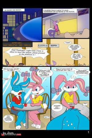Porn comic Toons On A Train. Chapter 1. Tiny Toon Adventures. Dam.