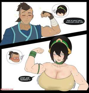 Porn comic Toph X Sokka. Avatar. The Last Airbender. Escriba.