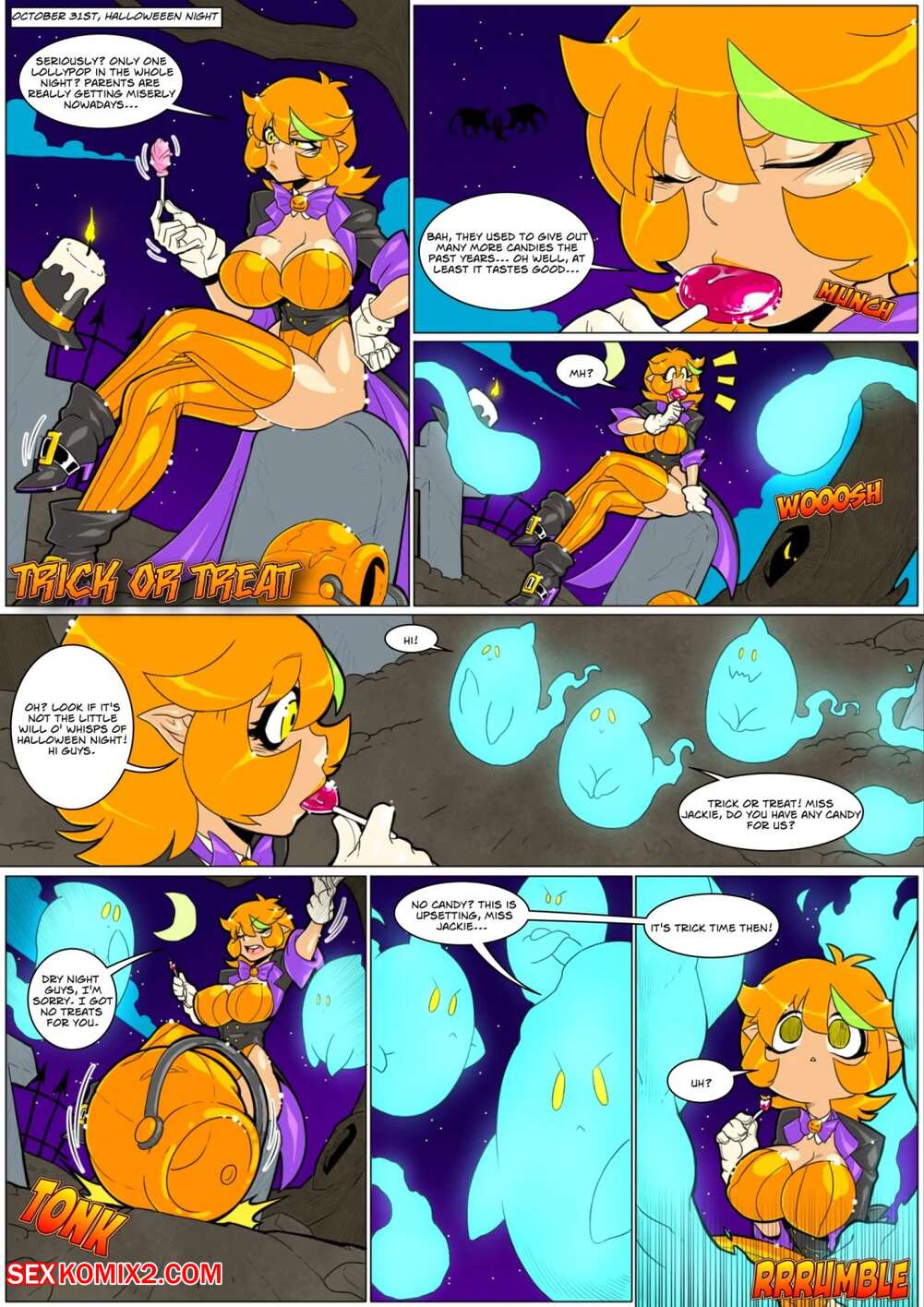 Porn comic Trick or Treat. Chapter 1. MADProject.