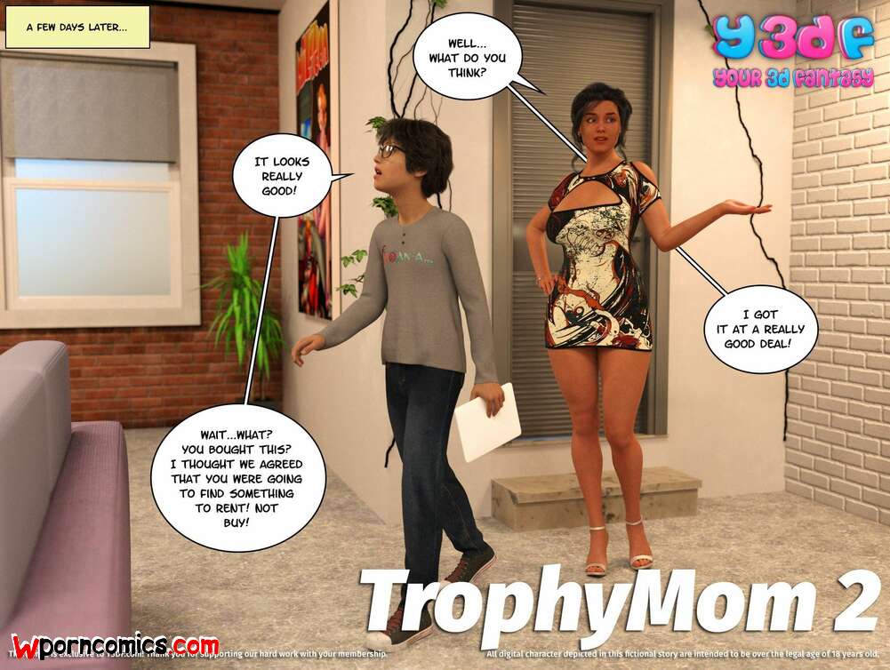 Porn comic TrophyMom. Chapter 2. Y3DF.