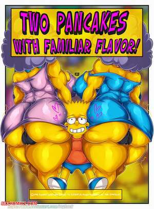 Porn comic Two pancakes with familiar flavor. The Simpsons. ROYHACK.