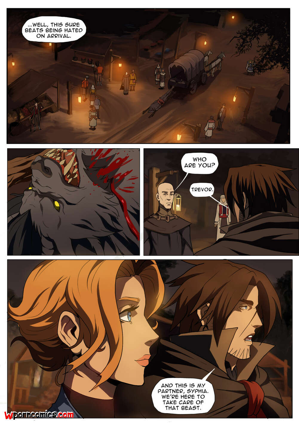 Porn comic VampYous CastleVania. Amaretto