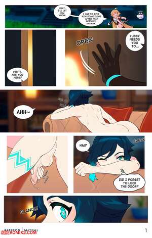 Porn comic Venti X Aether. Chapter 1. Genshin Impact. Matemi.
