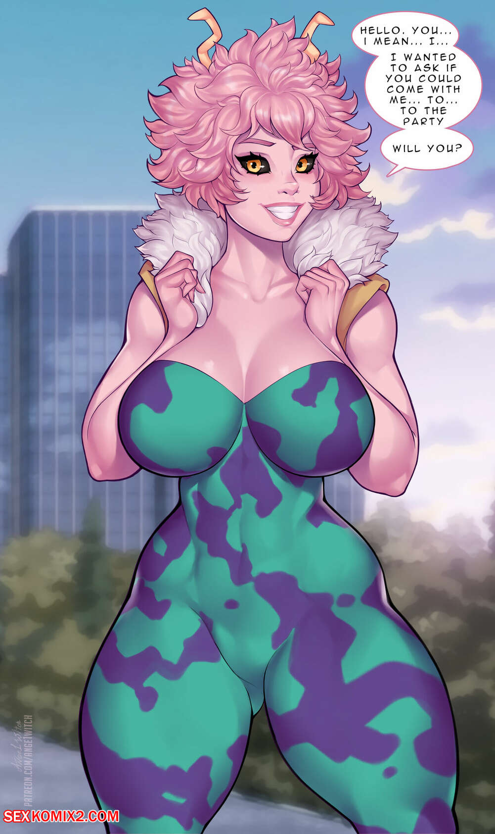 Porn comic Very Shy Mina. Ange1Witch.