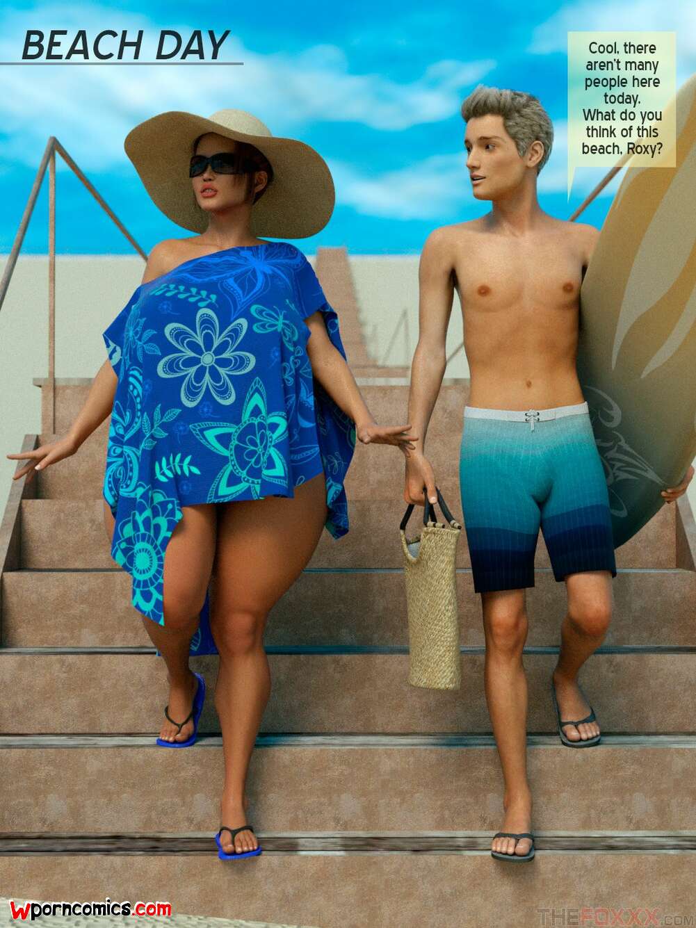 Porn comic Vixensville Canon Story The FOXXX. Episode 11. Beach Day