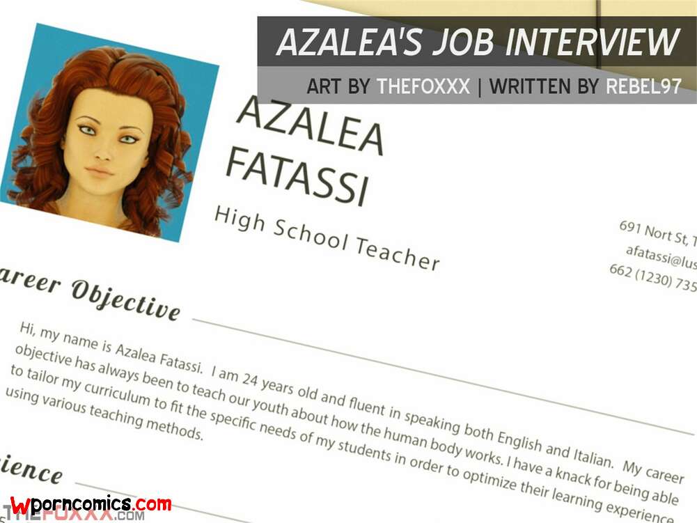 Porn comic Vixensville Canon Story The FOXXX. Episode 14. Azaleas Job Interview