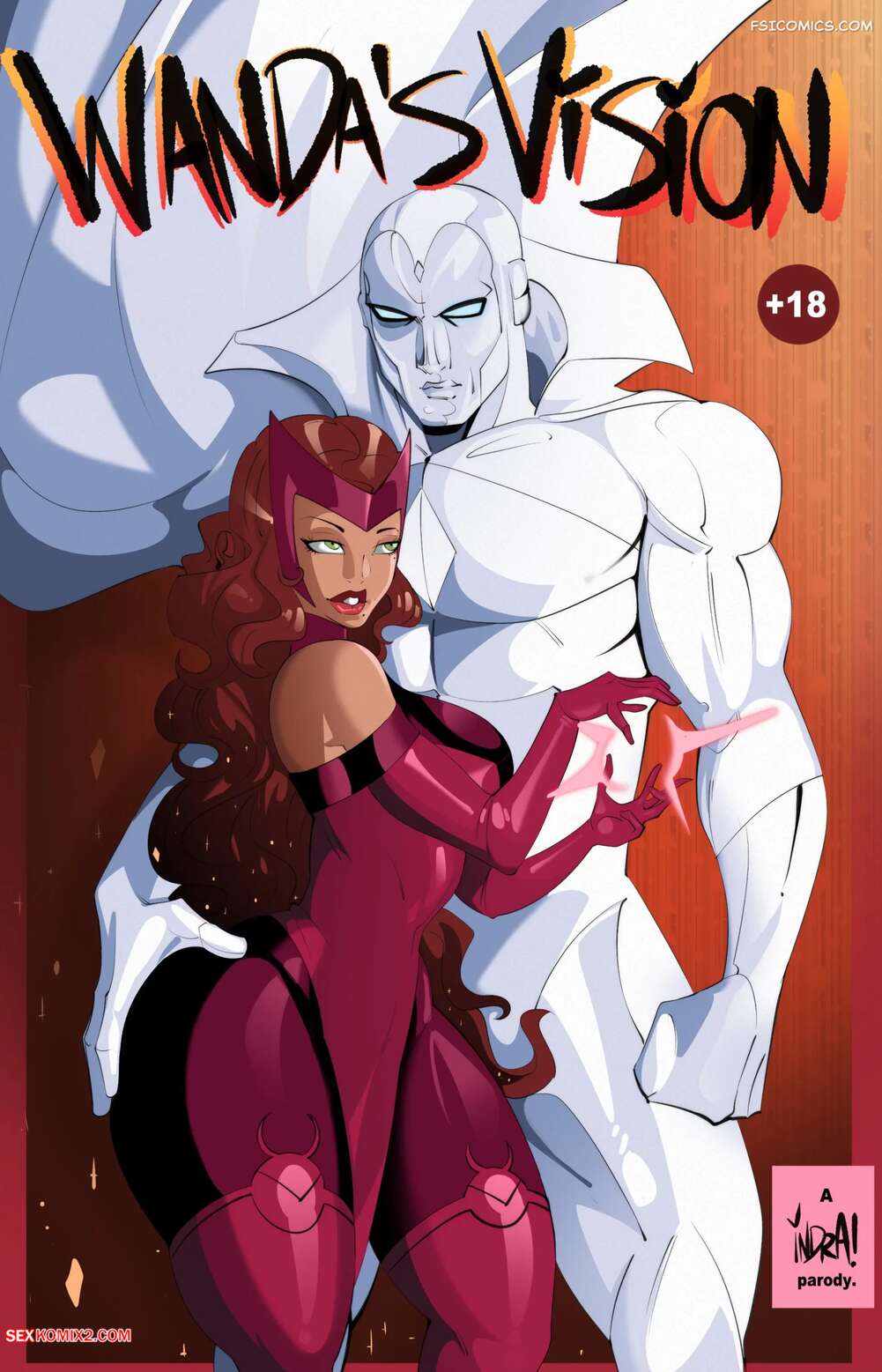Porn comic Wandas Vision. Avengers. Indra