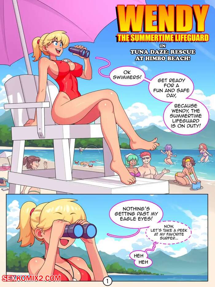 Porn comic Wendy the Summertime Lifeguard. RoninDude