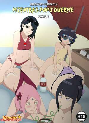 Porn comic While Daddy Sleeps. Chapter 3. Boruto. Hades483 , Mbhen114.