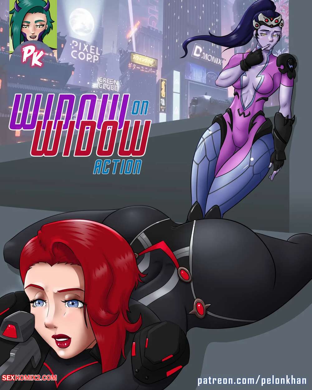 Porn comic Widow on Widow action. PelonKhan