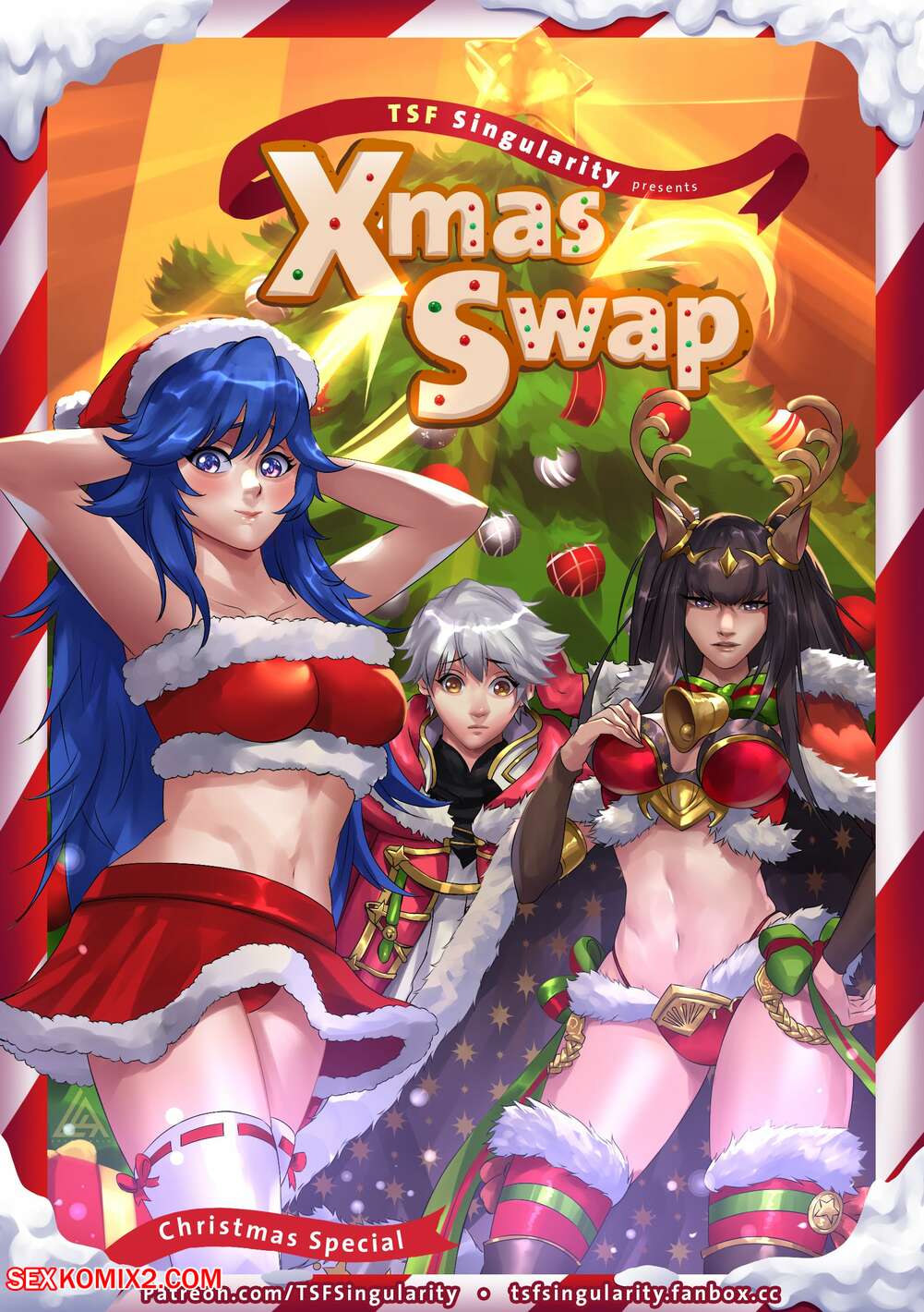 Porn comic X Mas Swap. Chapter 1. Fire Emblem. TSFSingularity.