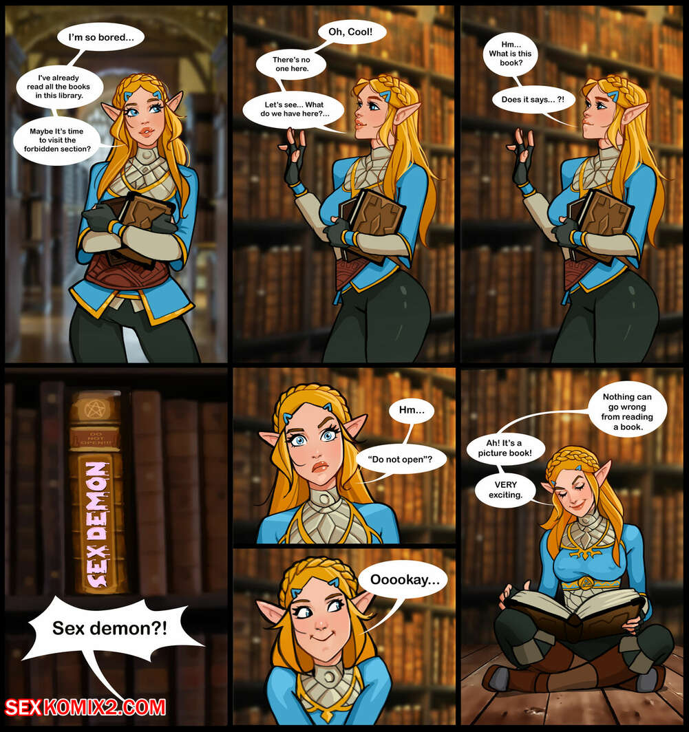 Zelda Pirate Porn - ðŸ˜ˆ Porn comic Zelda In A Library. OLENA MINKO. Erotic comic but there she  ðŸ˜ˆ | Porn comics hentai adult only | hqporncomics.com